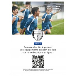 Affiche A4 personnalisable Club FOOTBALL