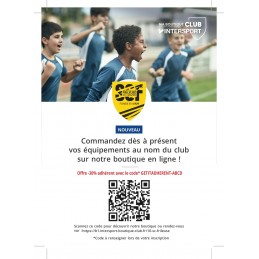 Flyer personnalisable Club FOOTBALL PROMOTION ADHERENTS
